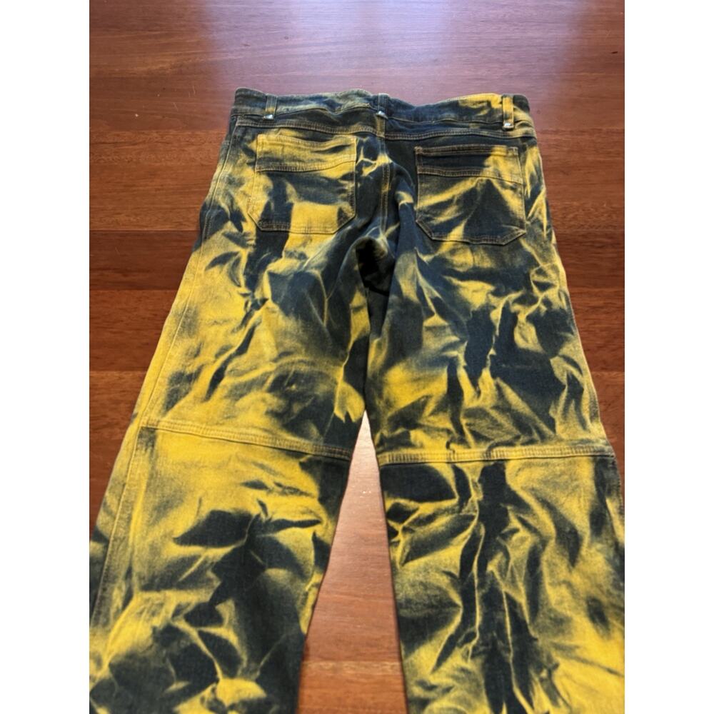 36 Lip Service Bleach Splatter Jeans Y2K Punk Goth Industrial Rave Pants USA Men - Picture 11 of 12